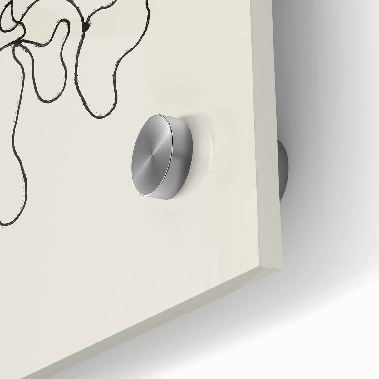 Minimalist Abstract Line Art: Organic Shapes in Clean Black Lines