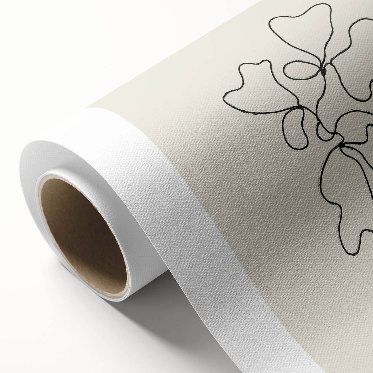 Minimalist Abstract Line Art: Organic Shapes in Clean Black Lines