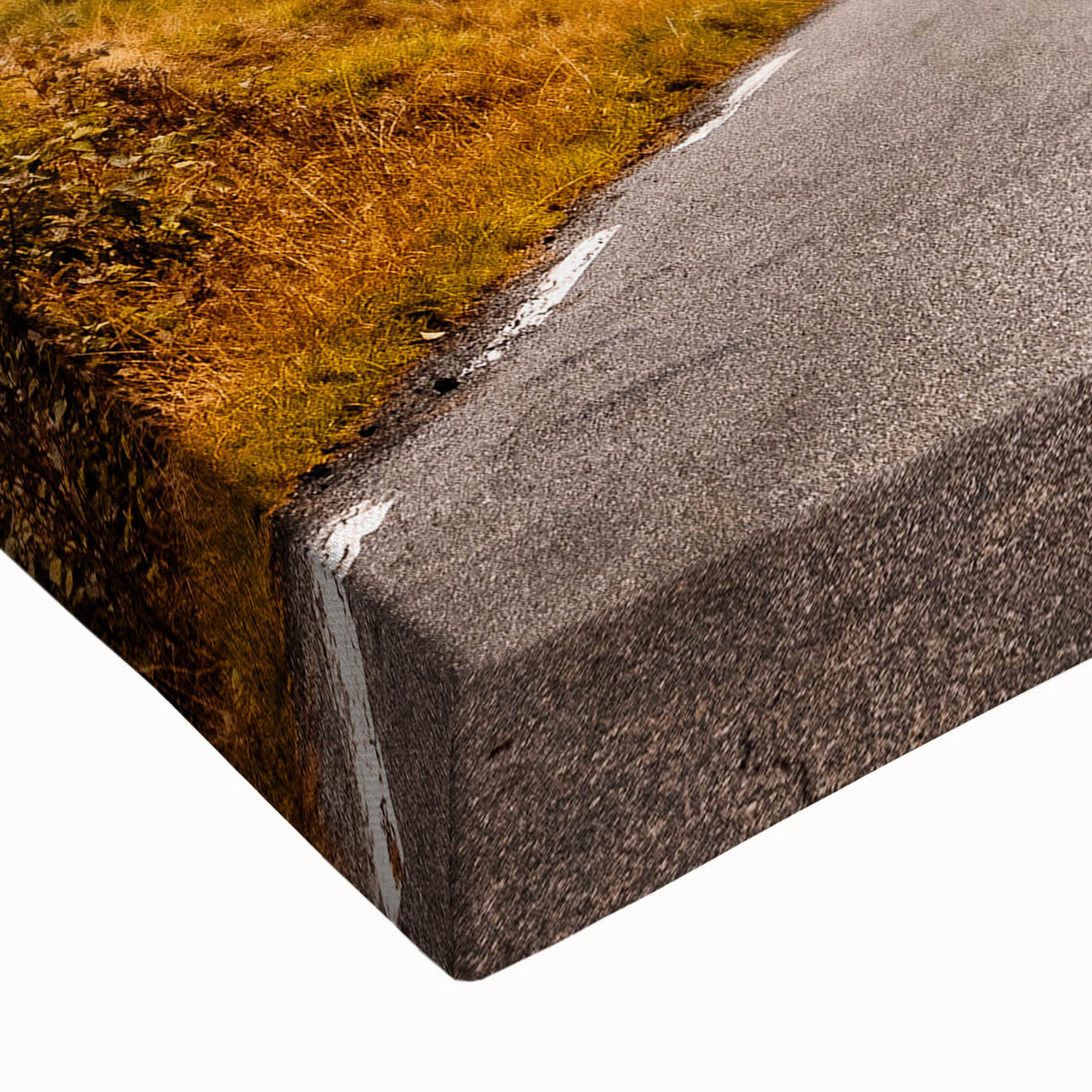 Rustic Wall Art - Country Road and Wooden Cabin for Farmhouse Decor