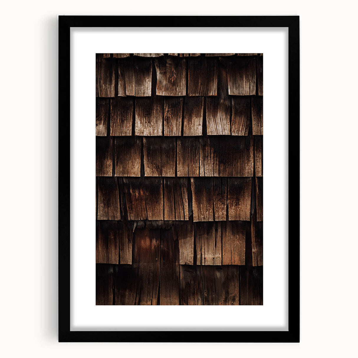 Rustic Wall Art - Weathered Wooden Shingles for Farmhouse Decor Charm