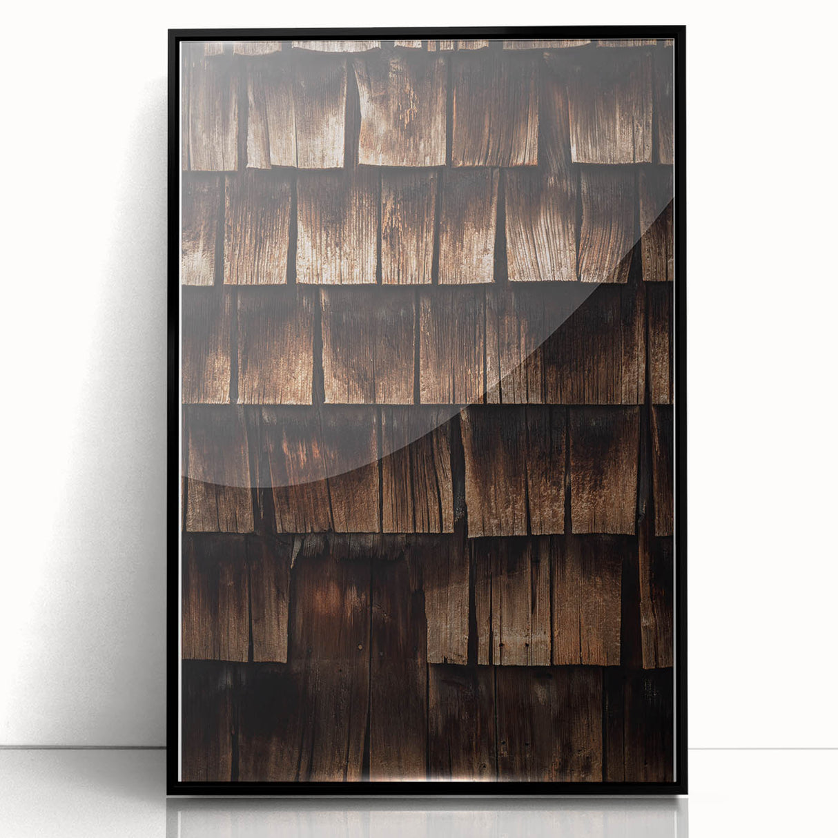 Rustic Wall Art - Weathered Wooden Shingles for Farmhouse Decor Charm