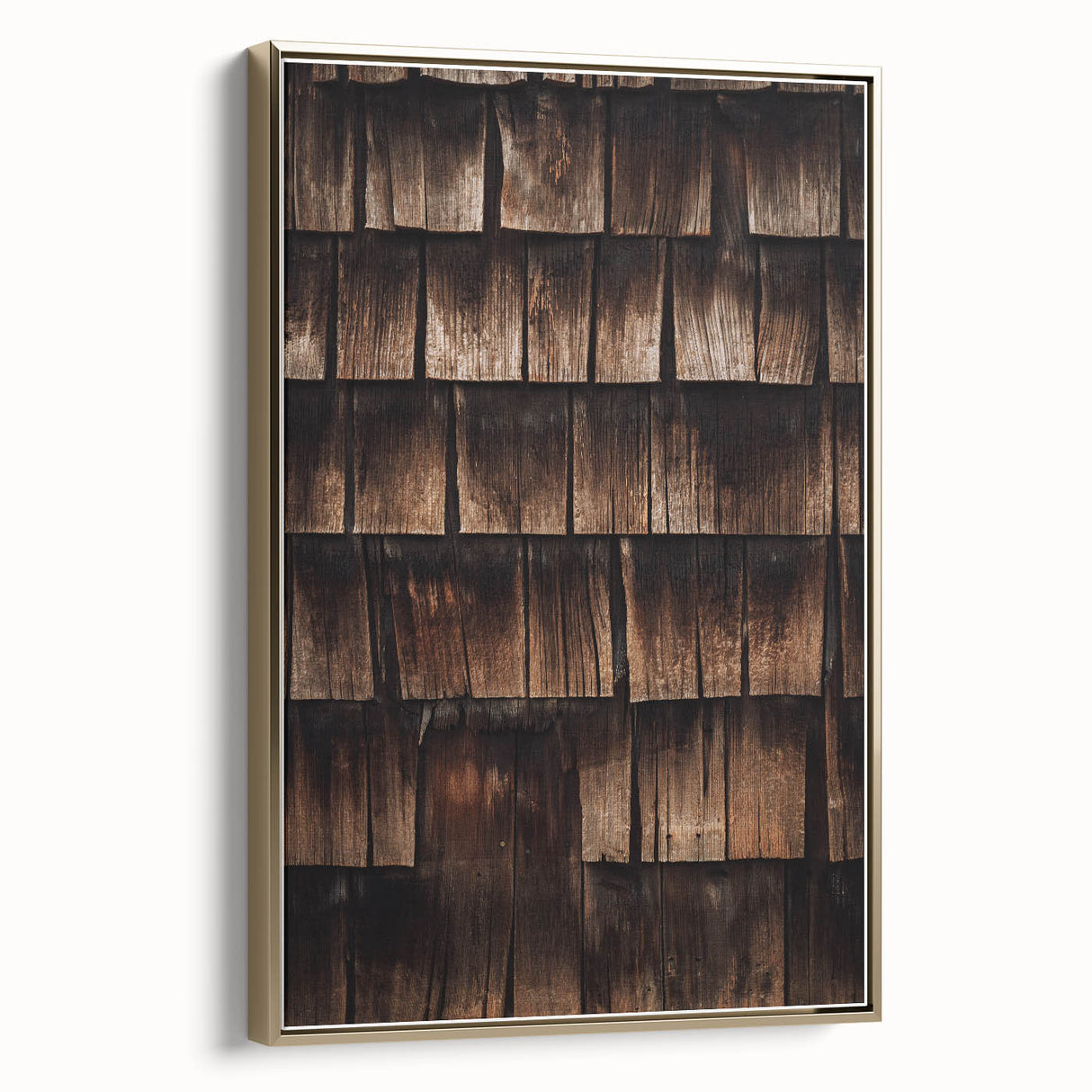 Rustic Wall Art - Weathered Wooden Shingles for Farmhouse Decor Charm