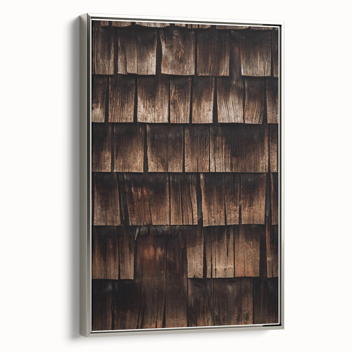 Rustic Wall Art - Weathered Wooden Shingles for Farmhouse Decor Charm