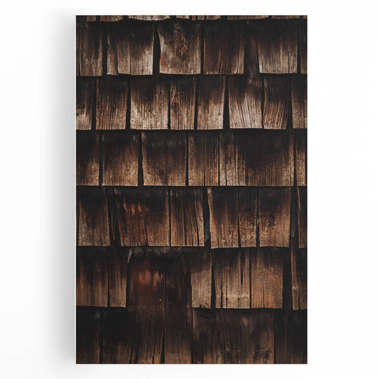 Rustic Wall Art - Weathered Wooden Shingles for Farmhouse Decor Charm