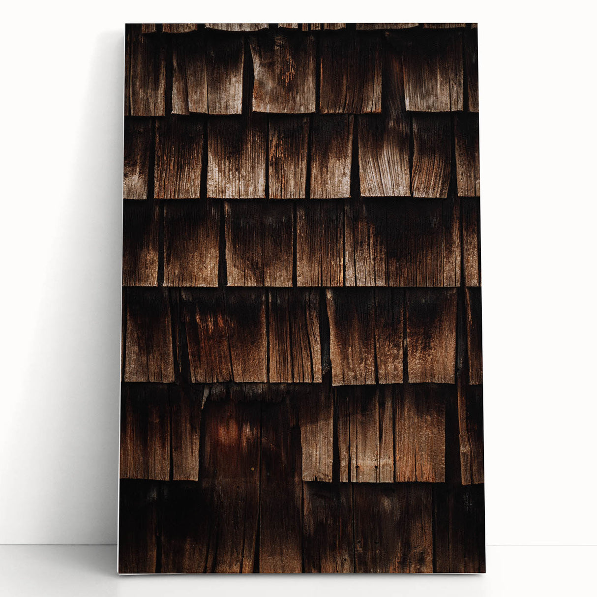 Rustic Wall Art - Weathered Wooden Shingles for Farmhouse Decor Charm