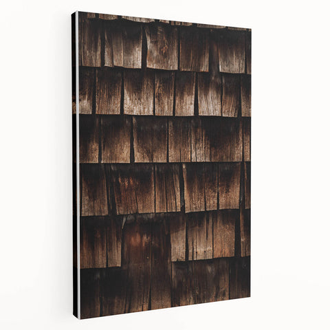 Rustic Wall Art - Weathered Wooden Shingles for Farmhouse Decor Charm