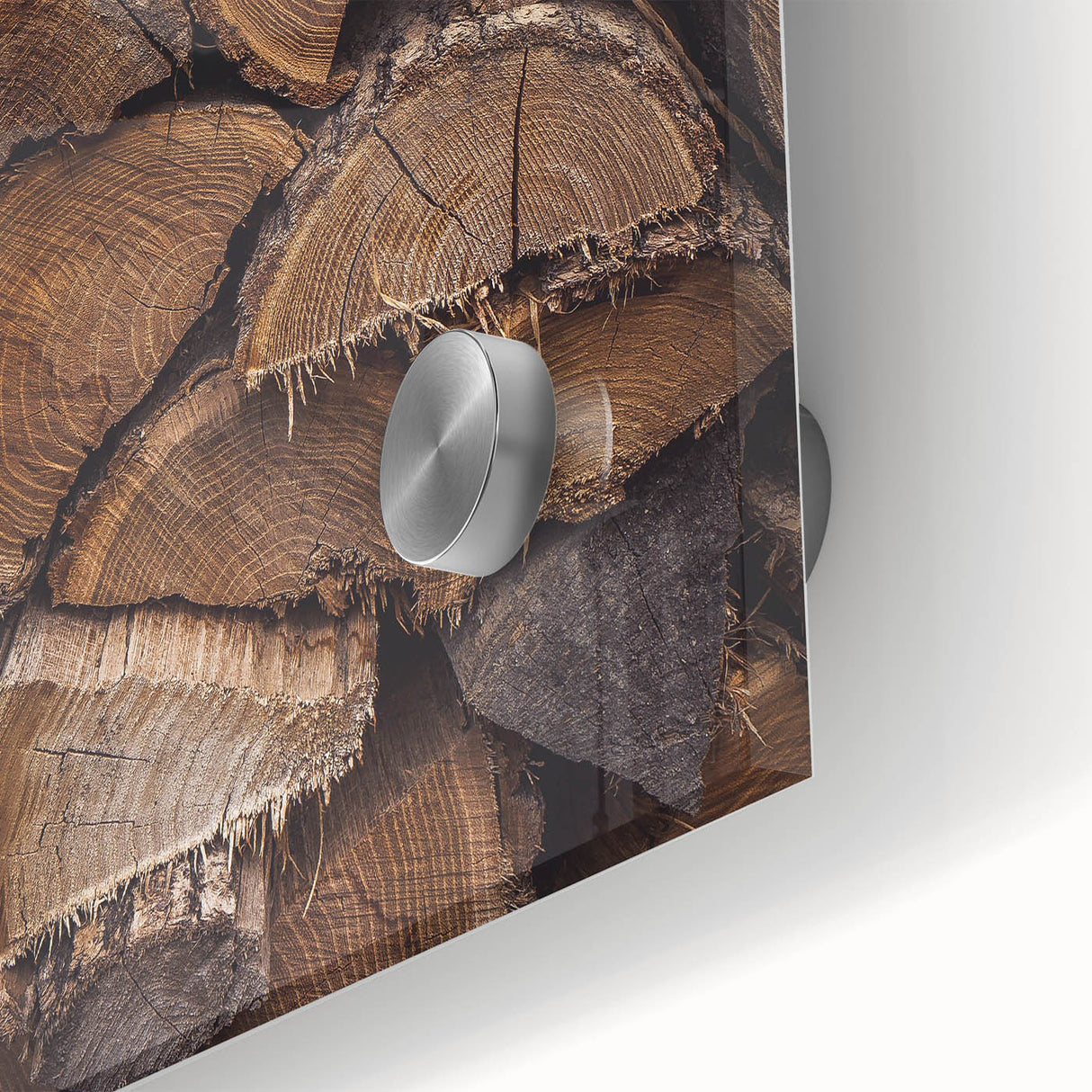 Rustic Wall Art - Stacked Firewood for Cozy Farmhouse Decor