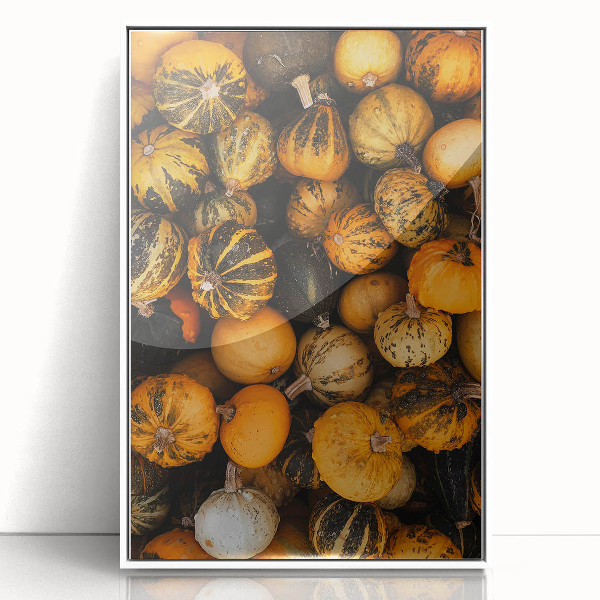 Rustic Fall Wall Art - Decorative Gourds and Pumpkins for Farmhouse Decor