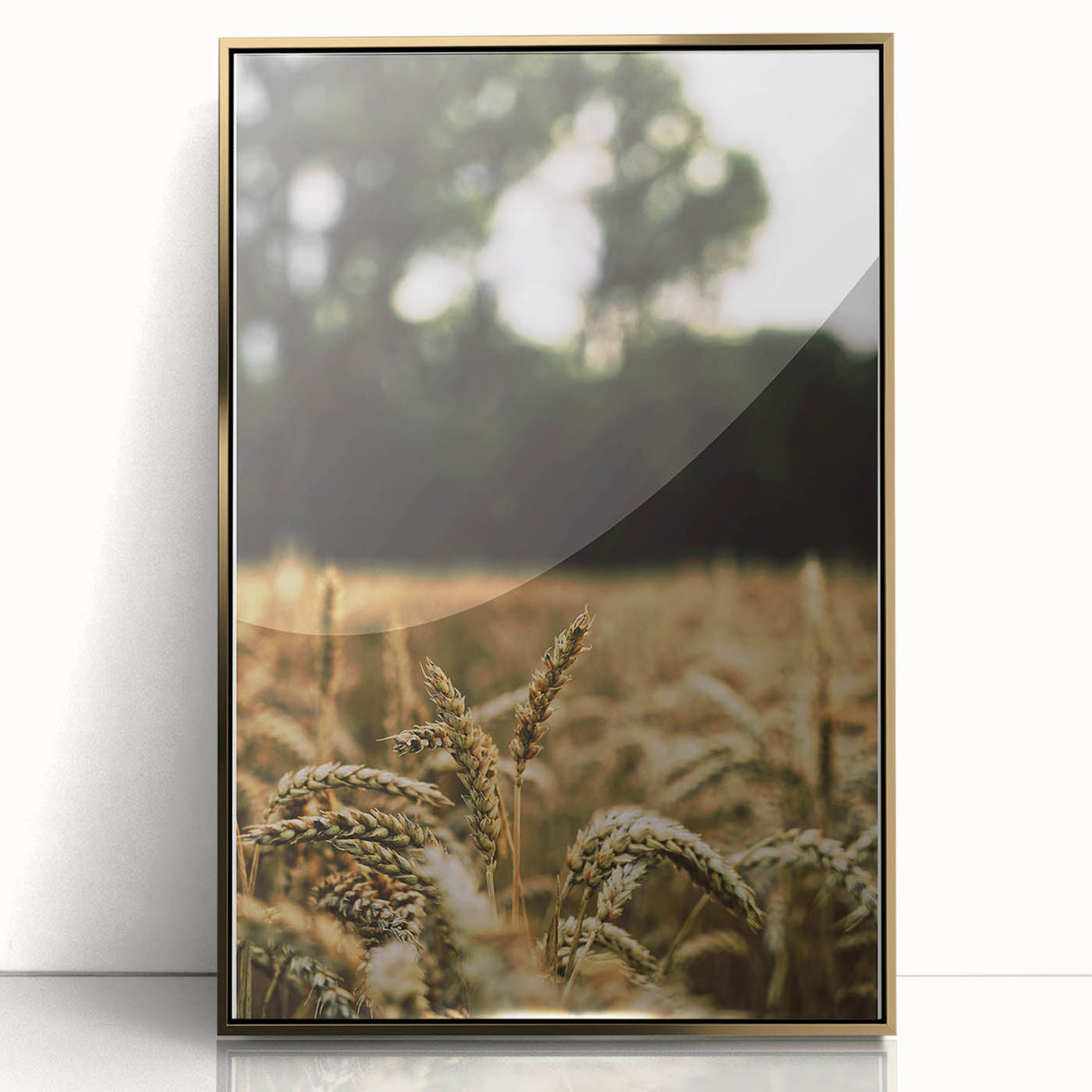 Rustic Wheat Field Wall Art - Nature-Inspired Farmhouse Decor