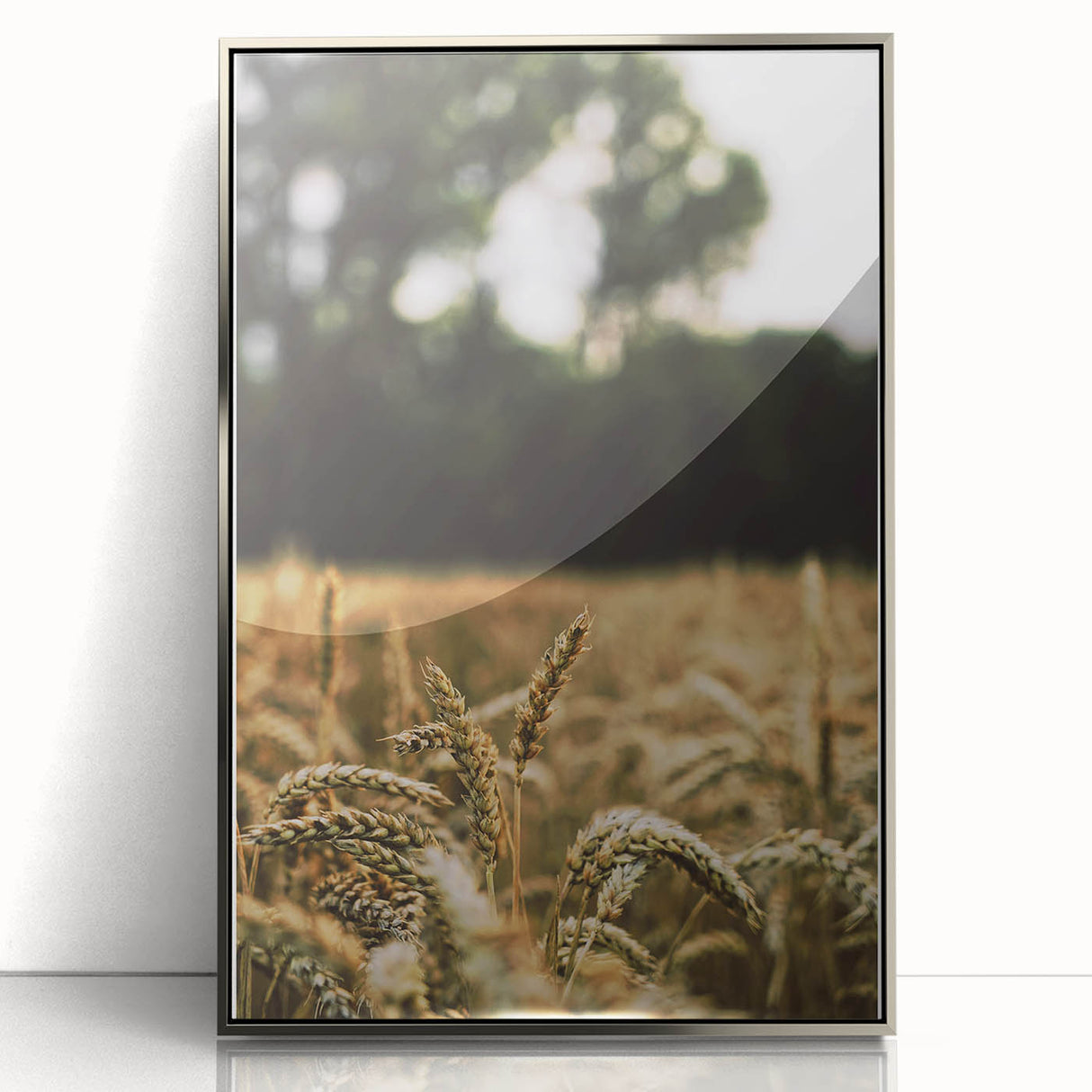 Rustic Wheat Field Wall Art - Nature-Inspired Farmhouse Decor