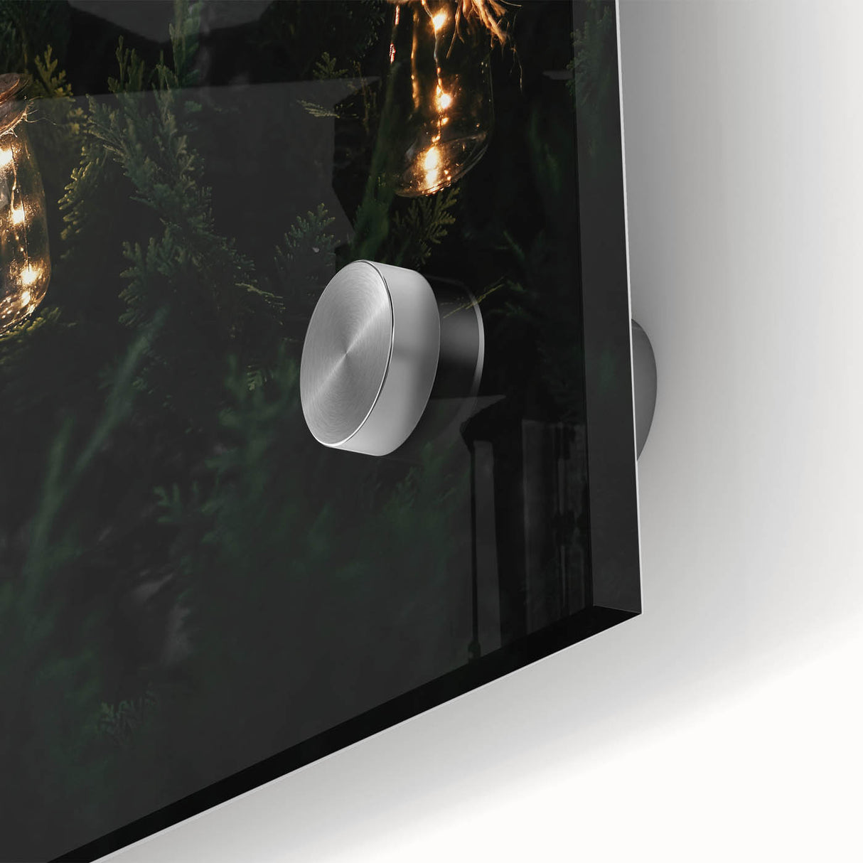 Rustic Jar Lights Wall Art - Fairy Lights in Mason Jars for Cozy Decor