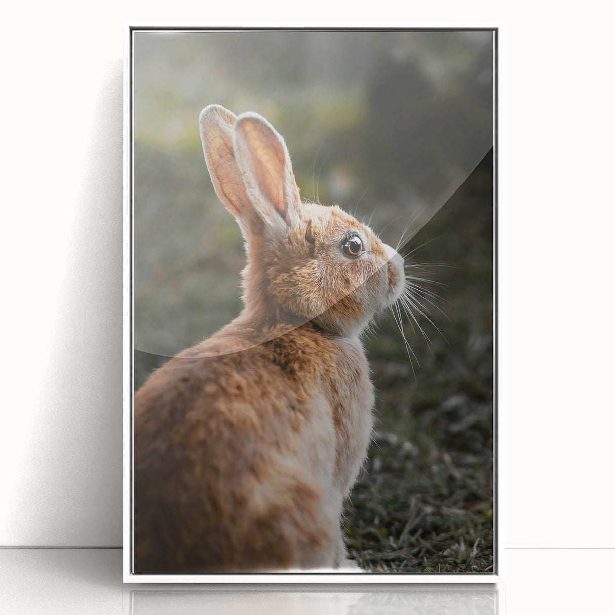 Rustic Bunny Wall Art – Farmhouse Decor with Natural Wildlife Charm