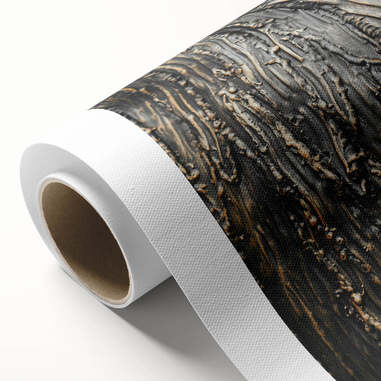 Rustic Textured Abstract Wall Art – Farmhouse Decor with Wood Finish