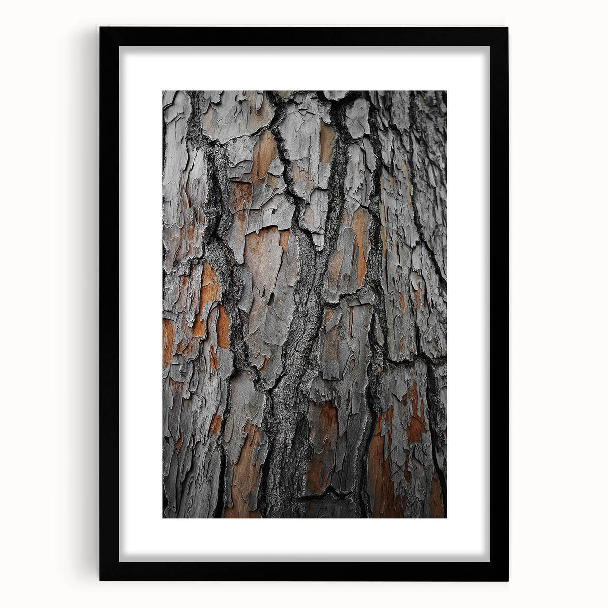 Rustic Tree Bark Texture Wall Art – Nature-Inspired Farmhouse Decor