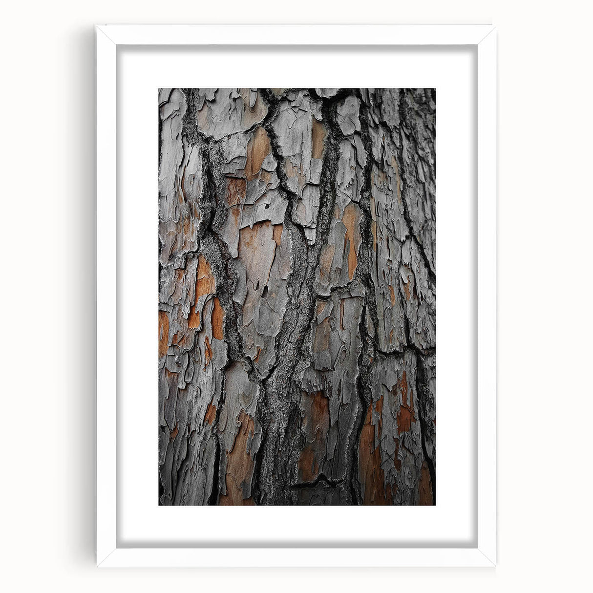 Rustic Tree Bark Texture Wall Art – Nature-Inspired Farmhouse Decor