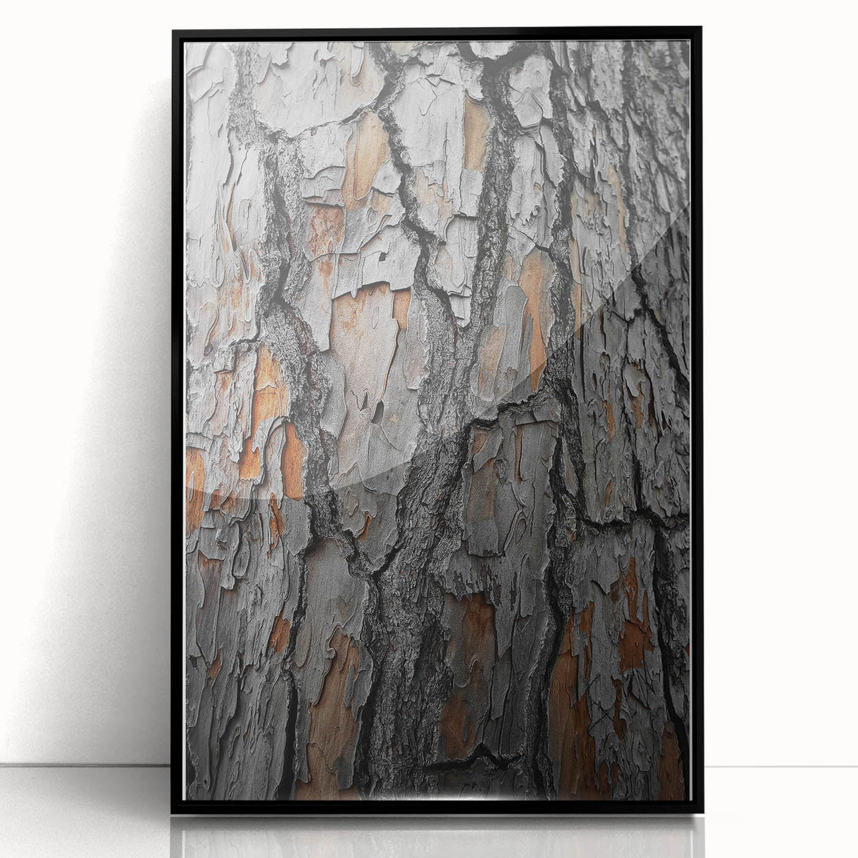 Rustic Tree Bark Texture Wall Art – Nature-Inspired Farmhouse Decor