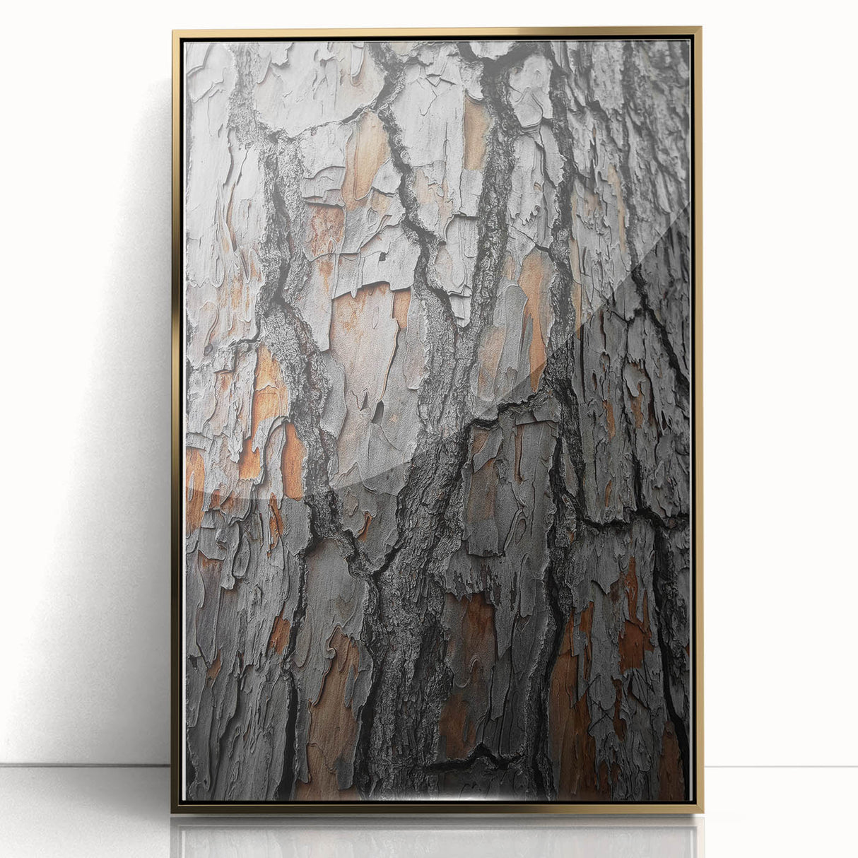 Rustic Tree Bark Texture Wall Art – Nature-Inspired Farmhouse Decor