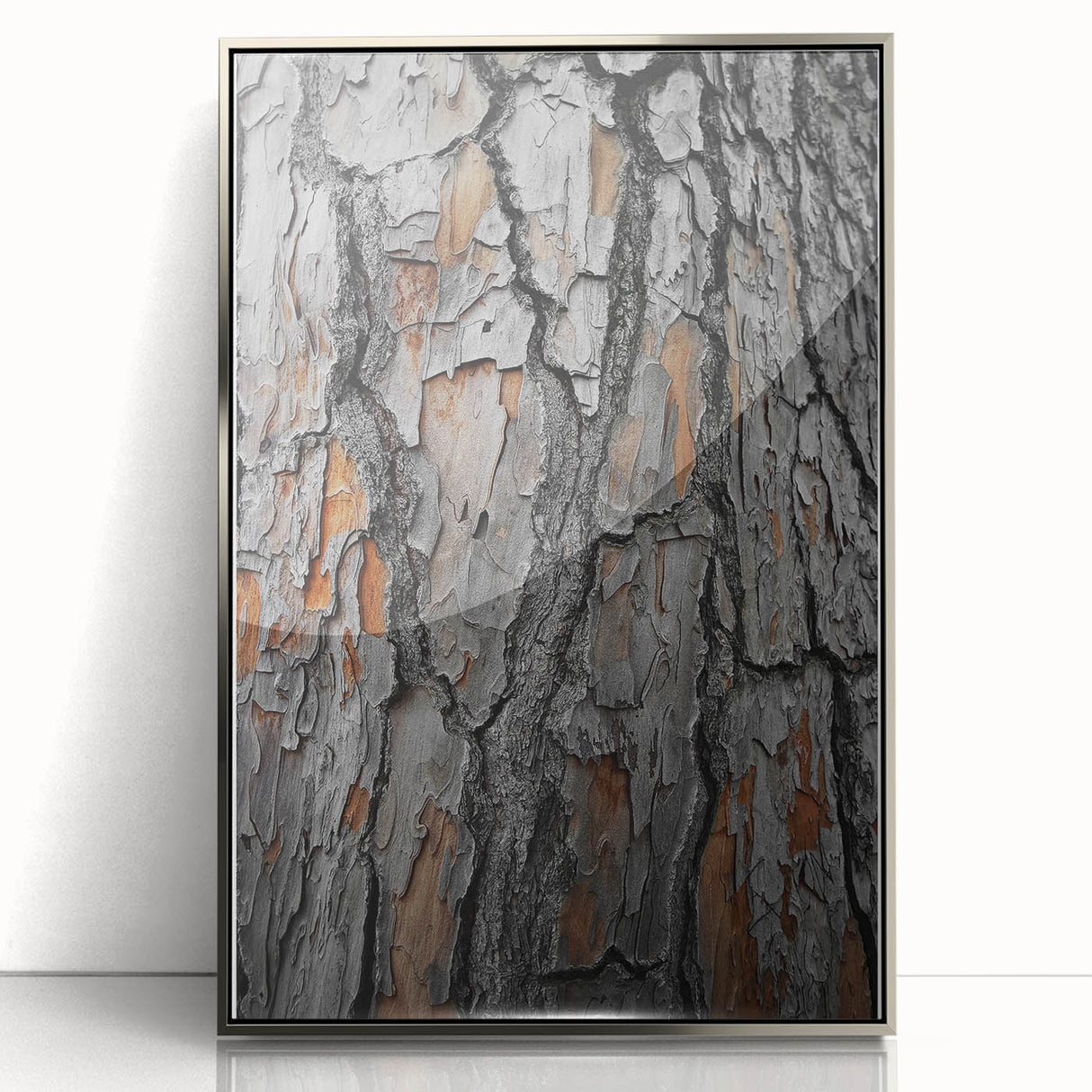 Rustic Tree Bark Texture Wall Art – Nature-Inspired Farmhouse Decor