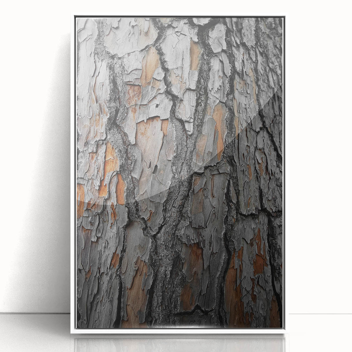 Rustic Tree Bark Texture Wall Art – Nature-Inspired Farmhouse Decor