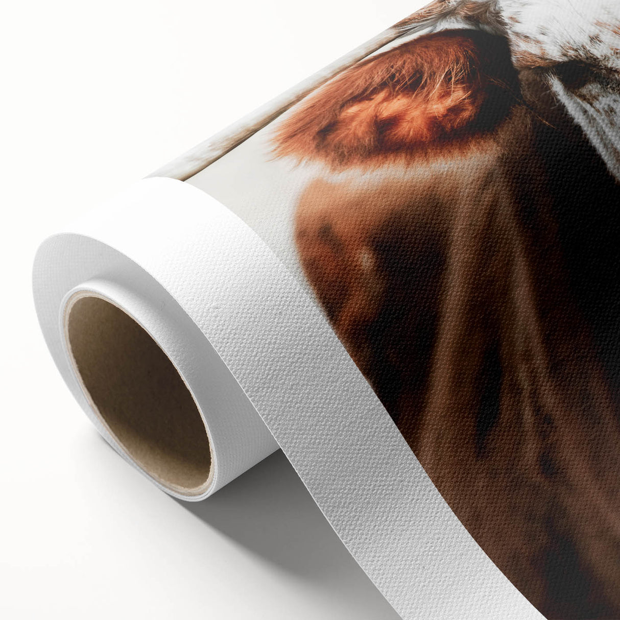 Rustic Cow Close-Up Wall Art – Farmhouse Animal Decor for Cozy Spaces