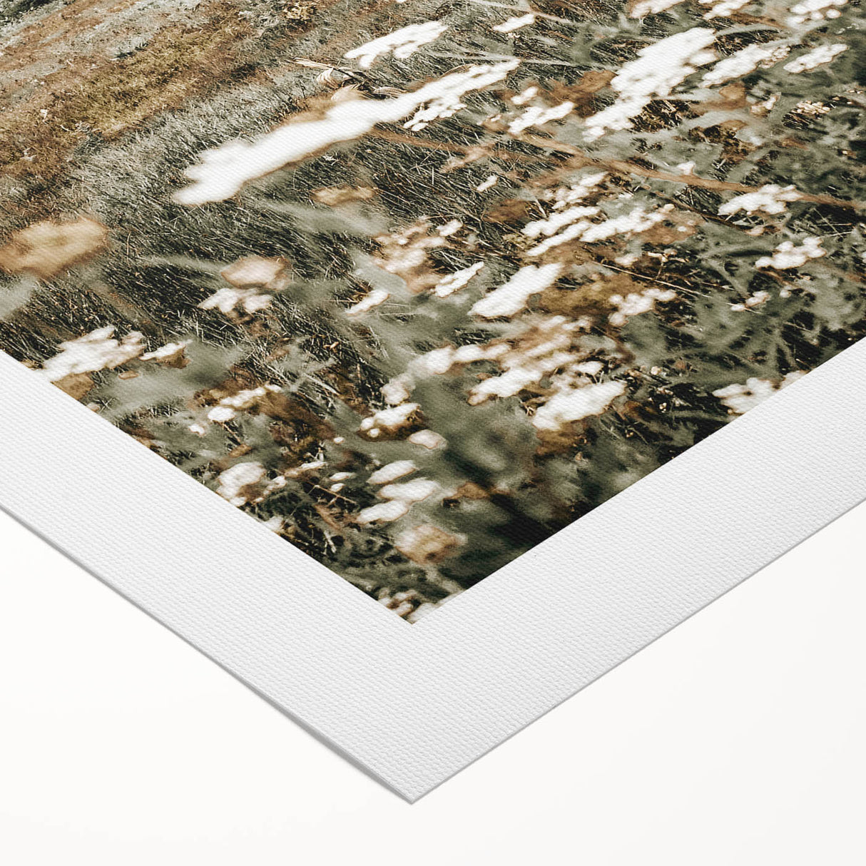 Rustic Barn with Wildflowers Wall Art – Farmhouse Nature-Inspired Decor