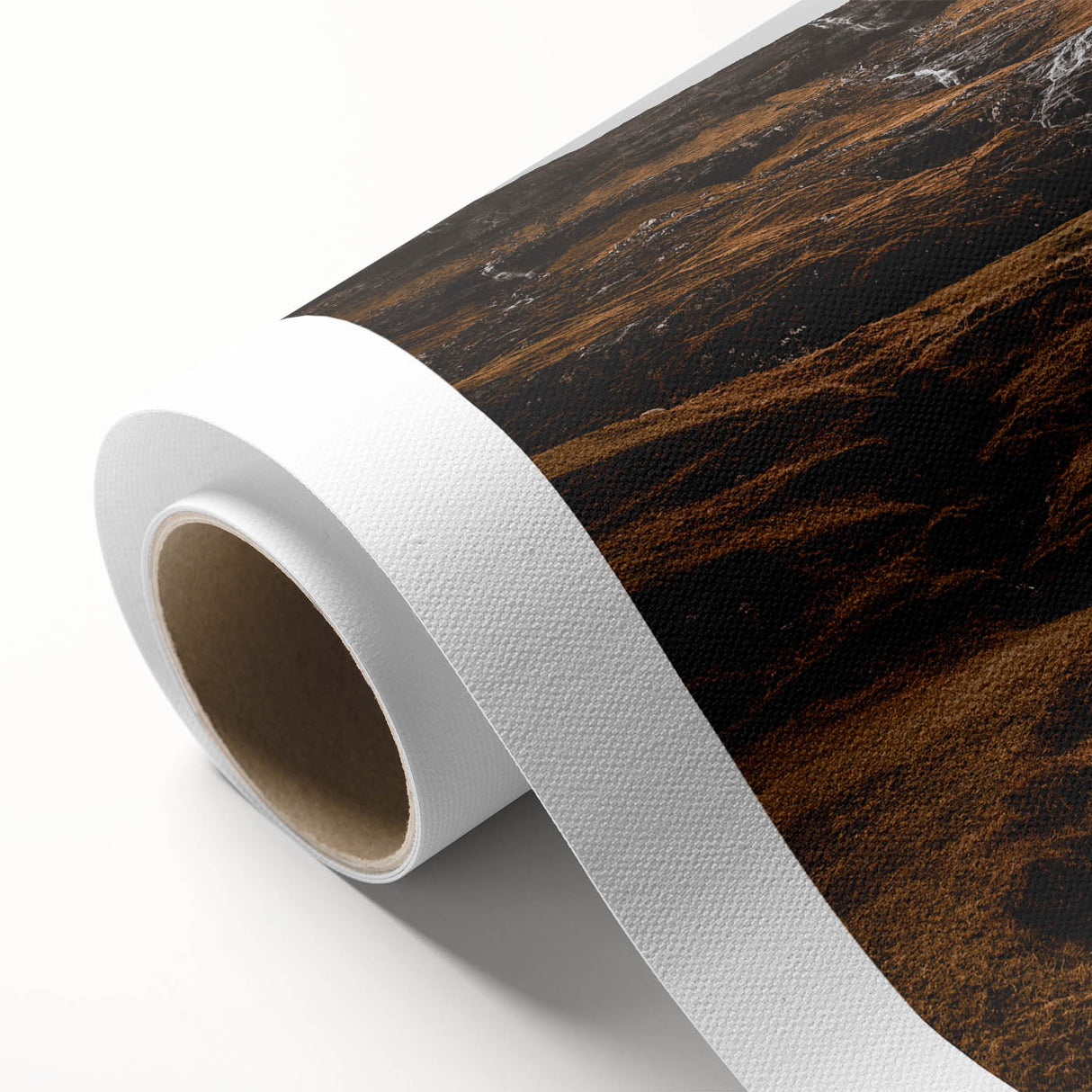 Rustic Mountain Waterfall Wall Art – Rugged Landscape with Cascading Water