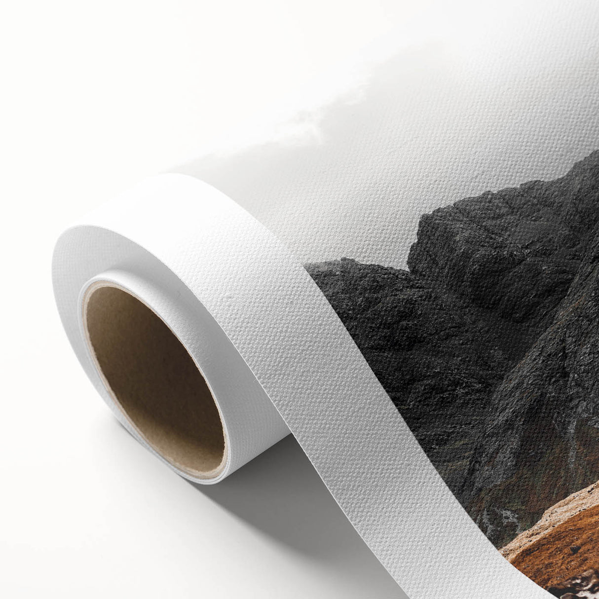 Rustic Mountain Wall Art – Dramatic Peaks and Rugged Landscape Scene