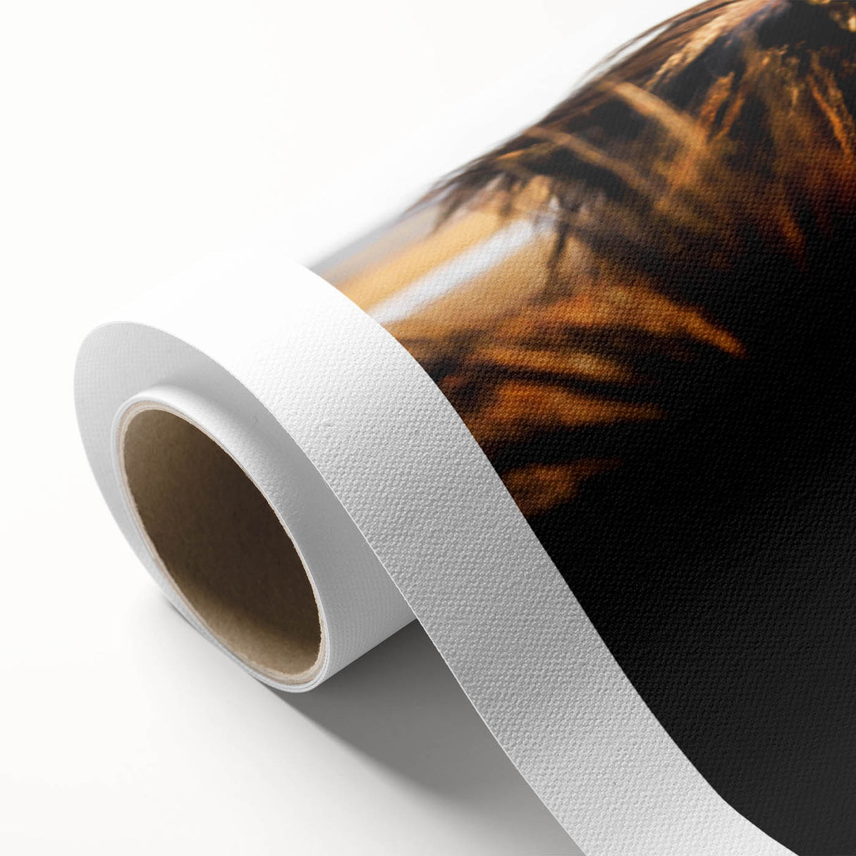 Rustic Wall Art - Close-Up of Horses with Warm Natural Lighting