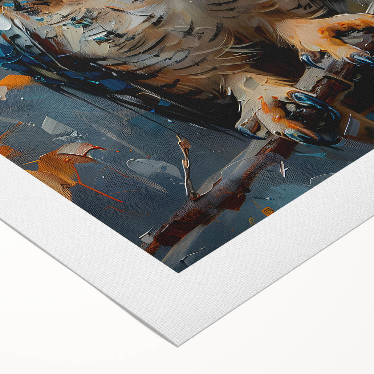 Vibrant rolled canvas wall art showcasing a stunning design of birds, featuring intricate details and vivid colors, ideal for home decor and art enthusiasts.