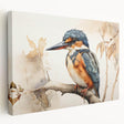 Tropical birds wall art collection on stretched canvas, showcasing vibrant colors and intricate designs, ideal for adding a lively touch to home decor.
