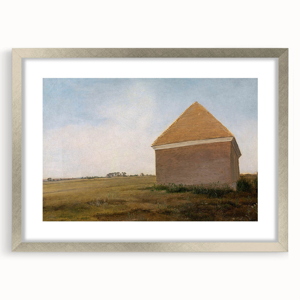 Romanticism Art: Newmarket Heath Landscape by George Stubbs