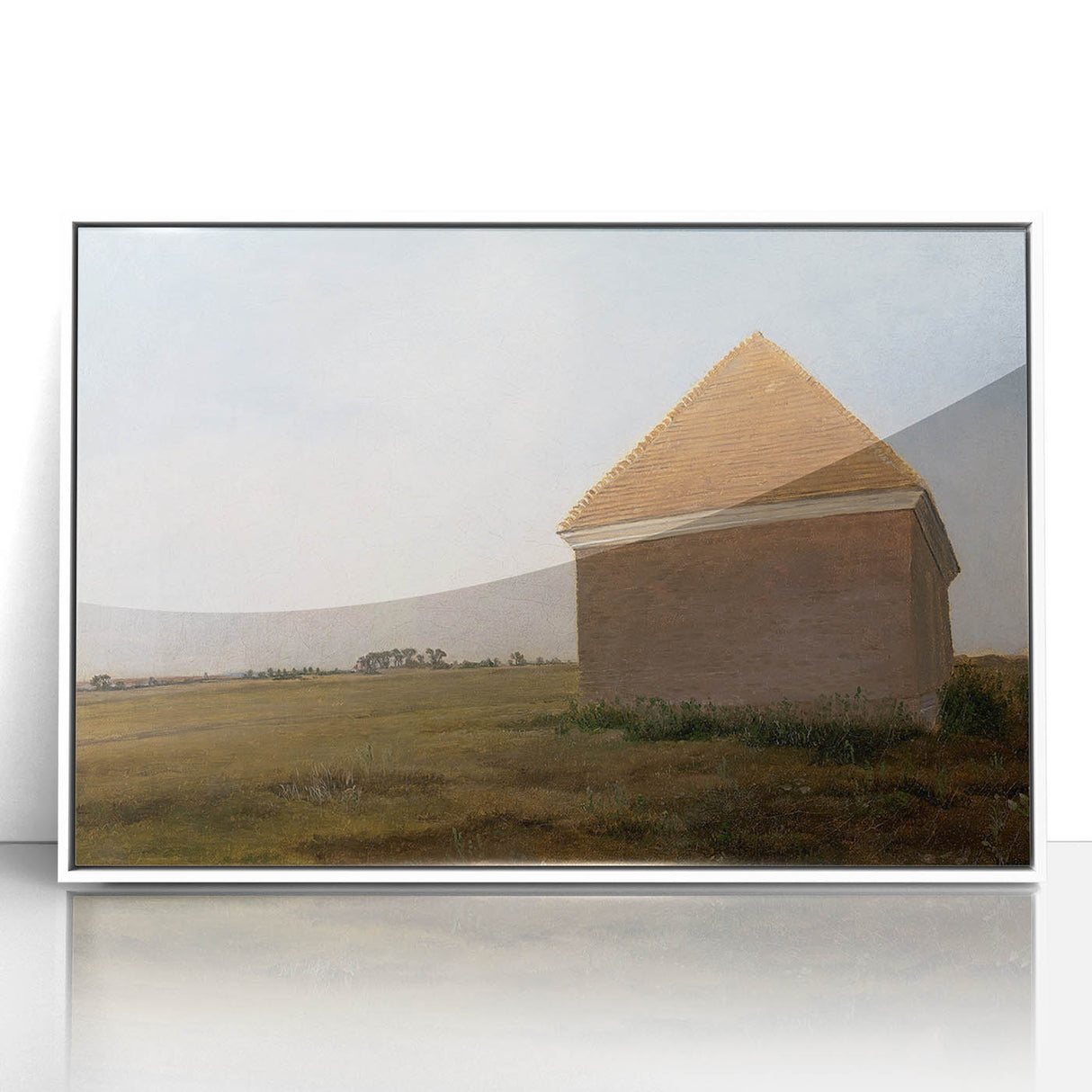 Romanticism Art: Newmarket Heath Landscape by George Stubbs