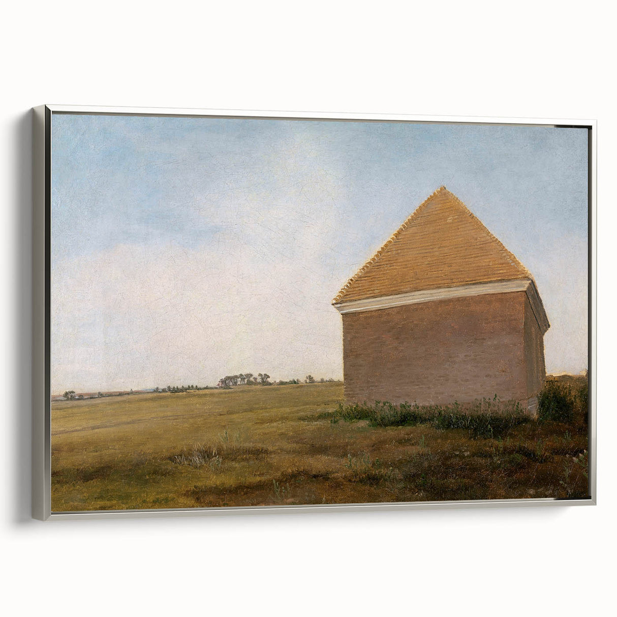 Romanticism Art: Newmarket Heath Landscape by George Stubbs