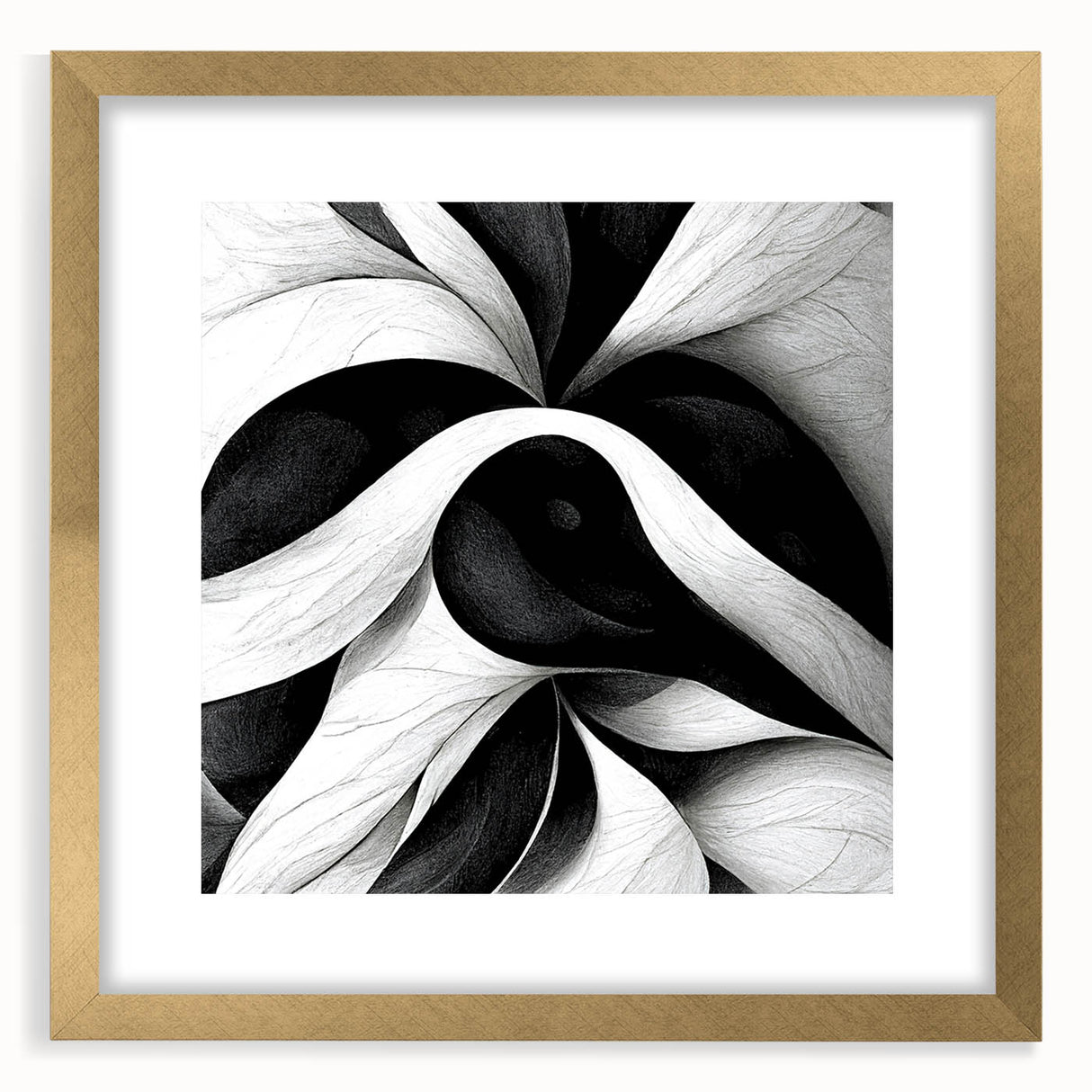 Black and White Office Wall Art – Modern Abstract Corporate Design