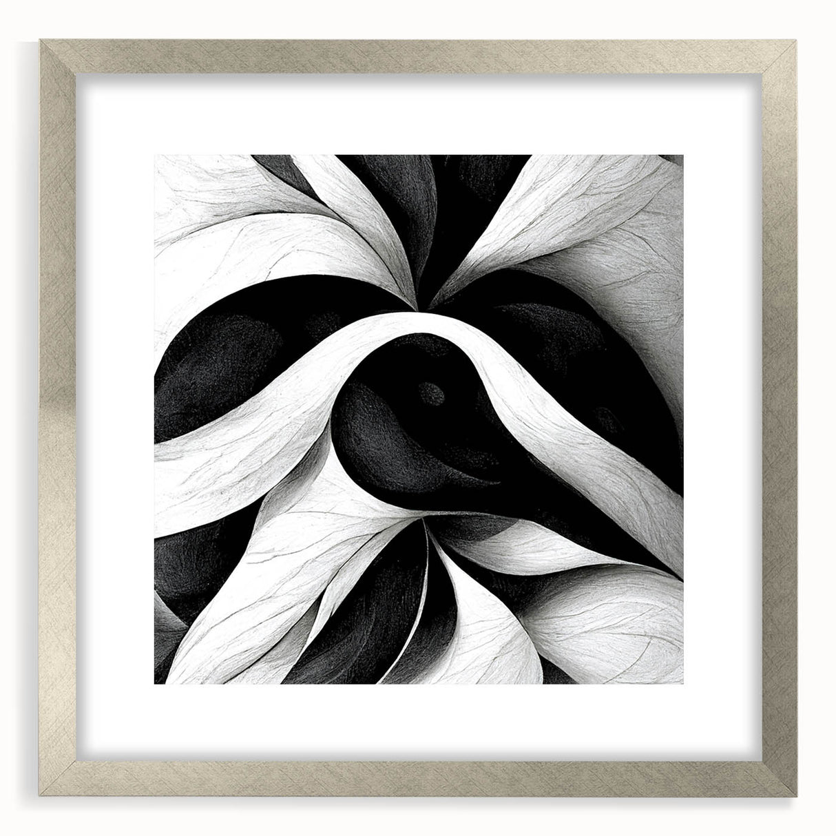 Black and White Office Wall Art – Modern Abstract Corporate Design