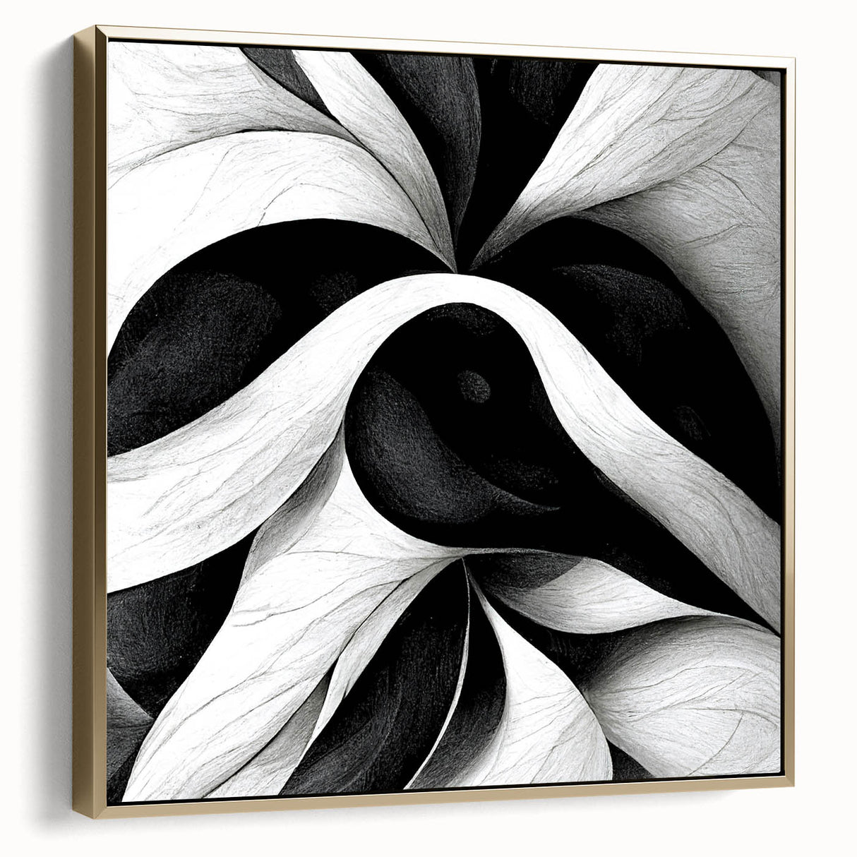 Black and White Office Wall Art – Modern Abstract Corporate Design