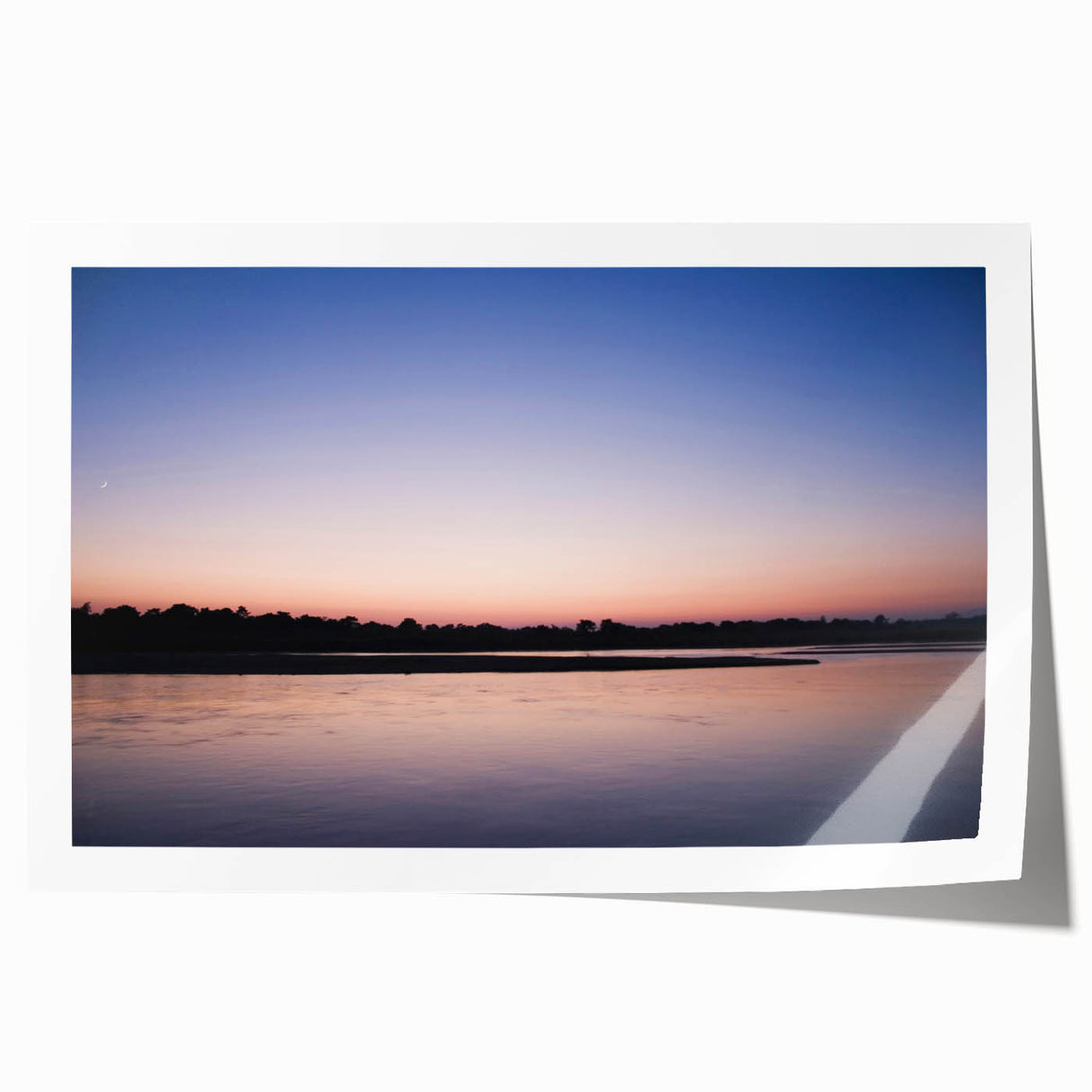 Extra large rolled print of a serene Nepalese landscape with lush greenery and muted earth tones.