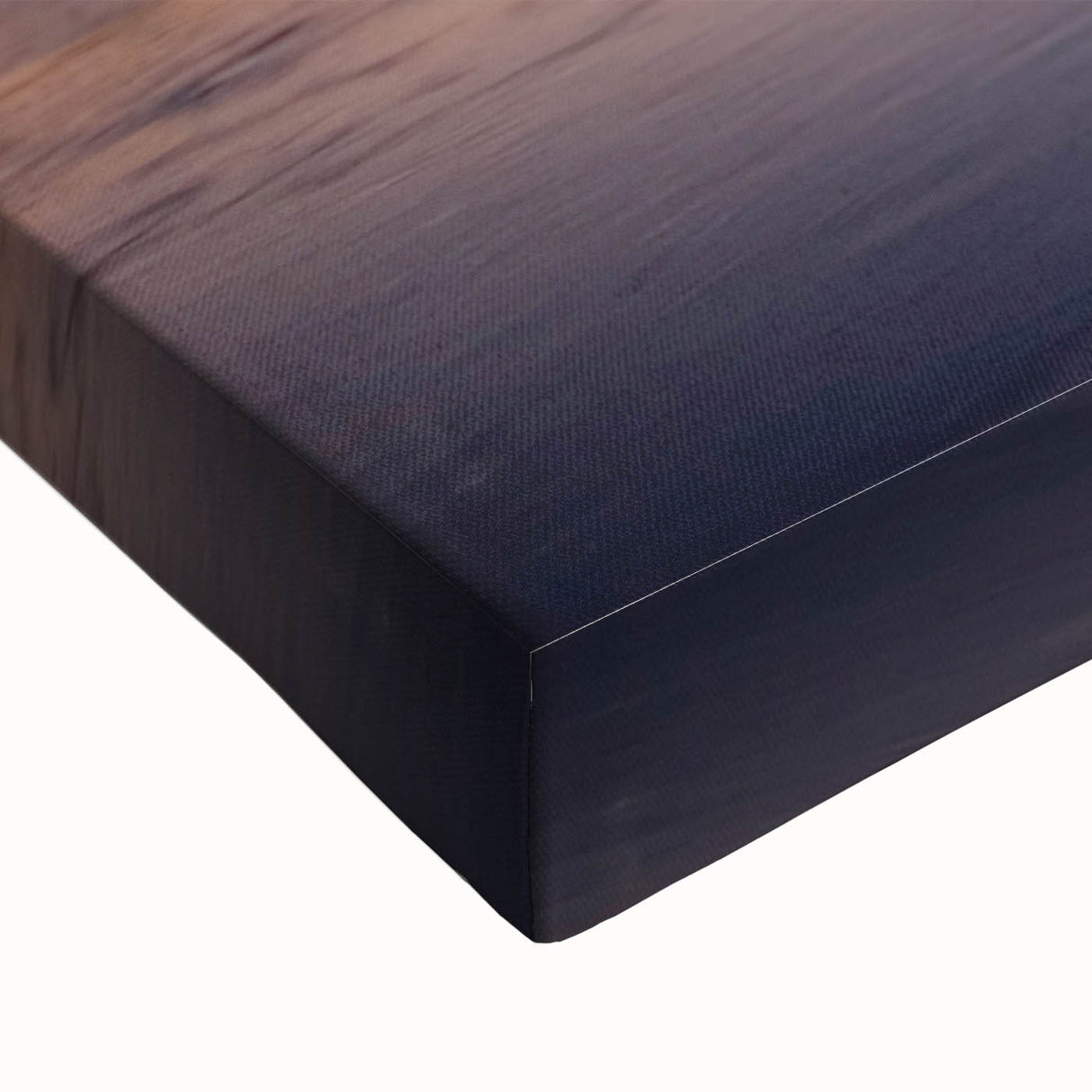 Large art of a black and white landscape painting of Nepal on stretched canvas, ideal for bedroom wall decor.