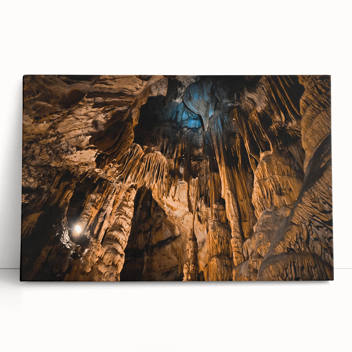 Black and white large art print of a European scenery on stretched canvas, ideal for kitchen wall art.