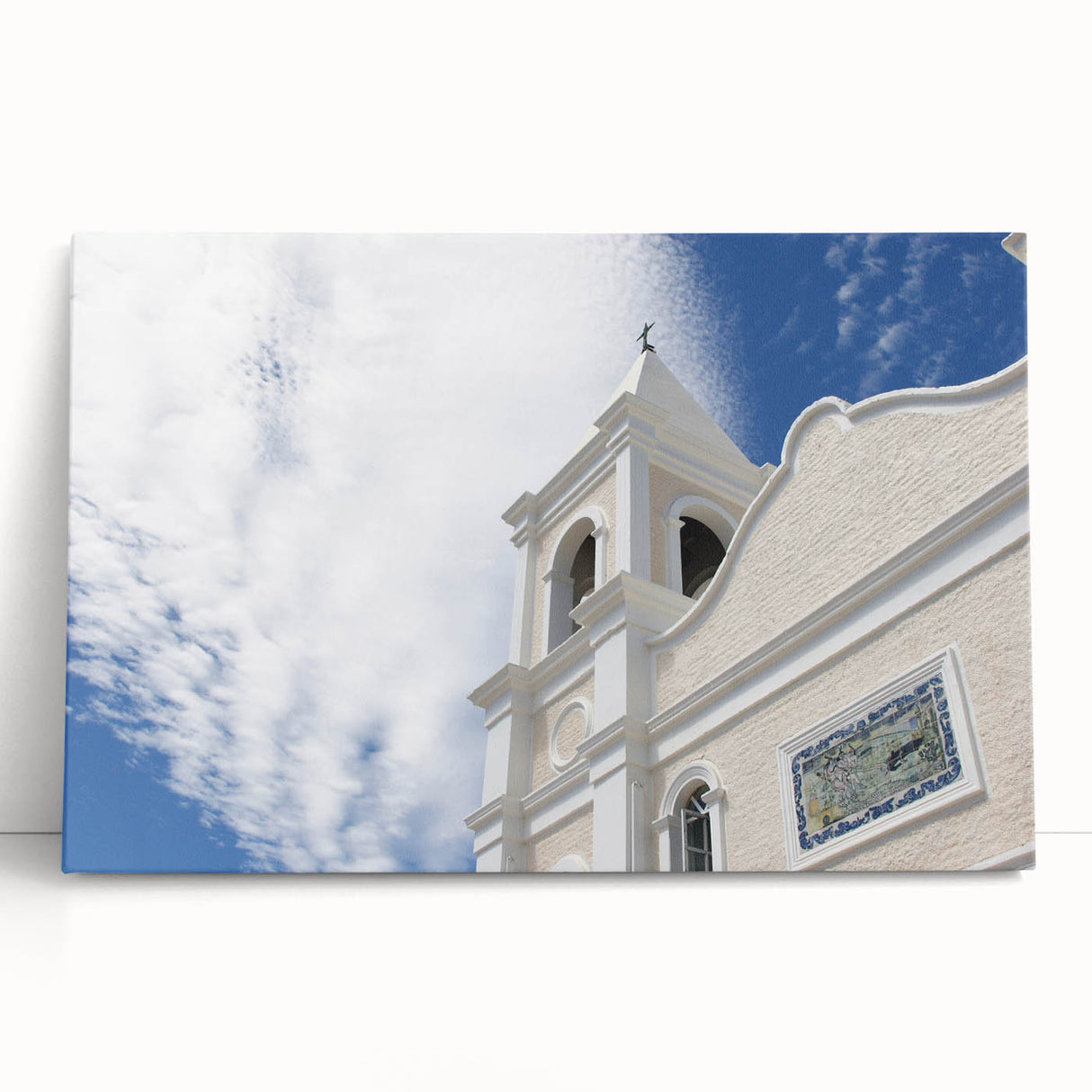 Black and white stretched canvas of Cabo San Lucas scenery, ideal for kitchen wall art or bedroom ambiance.