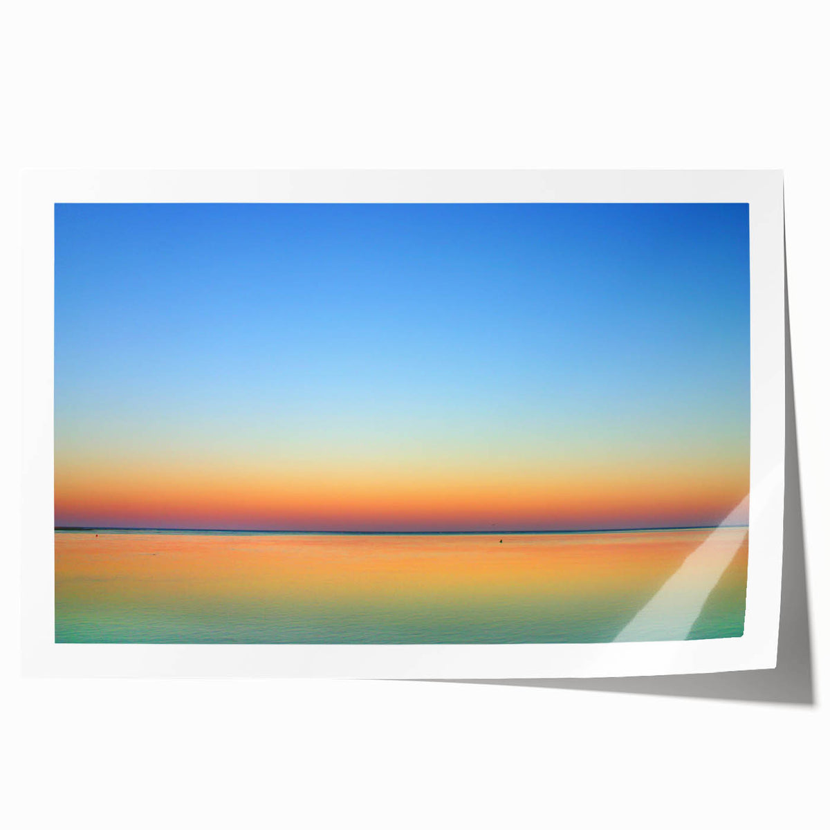 Rolled print of Cape Cod landscape featuring soft pastel shades and floral elements, ideal for art wall dining room.