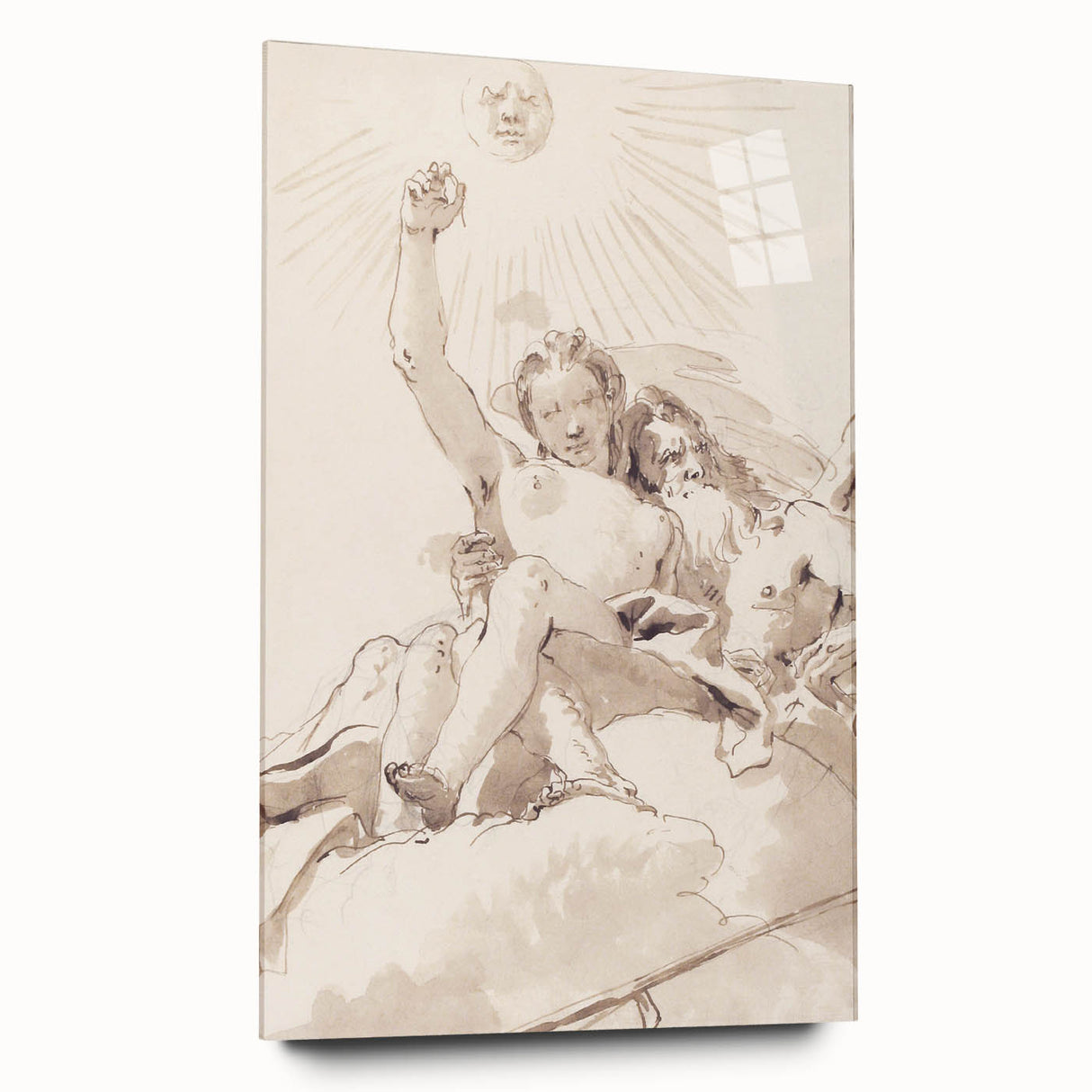 Famous Romantic Era Art: Time and Truth - Historical Romantic Canvas