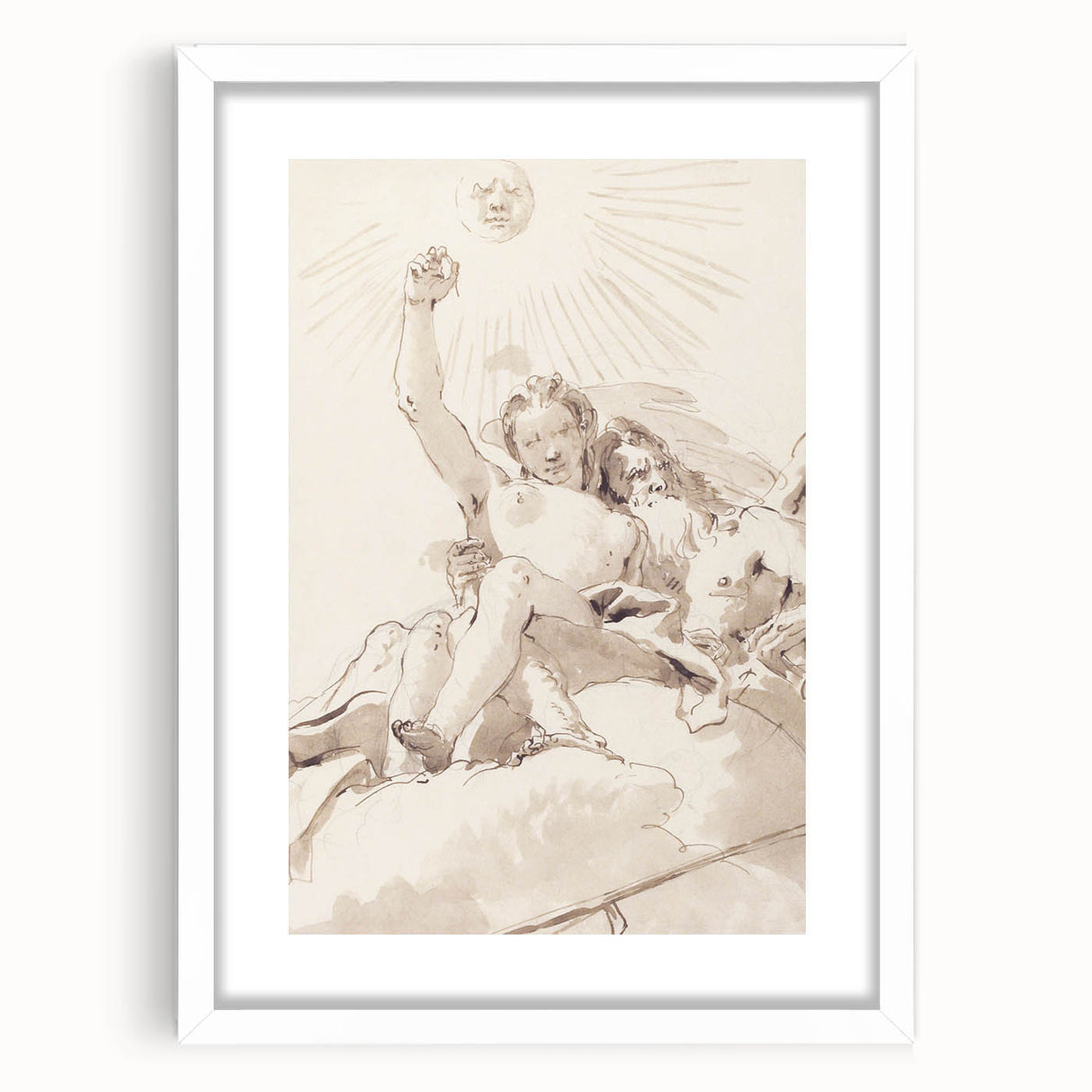 Famous Romantic Era Art: Time and Truth - Historical Romantic Canvas