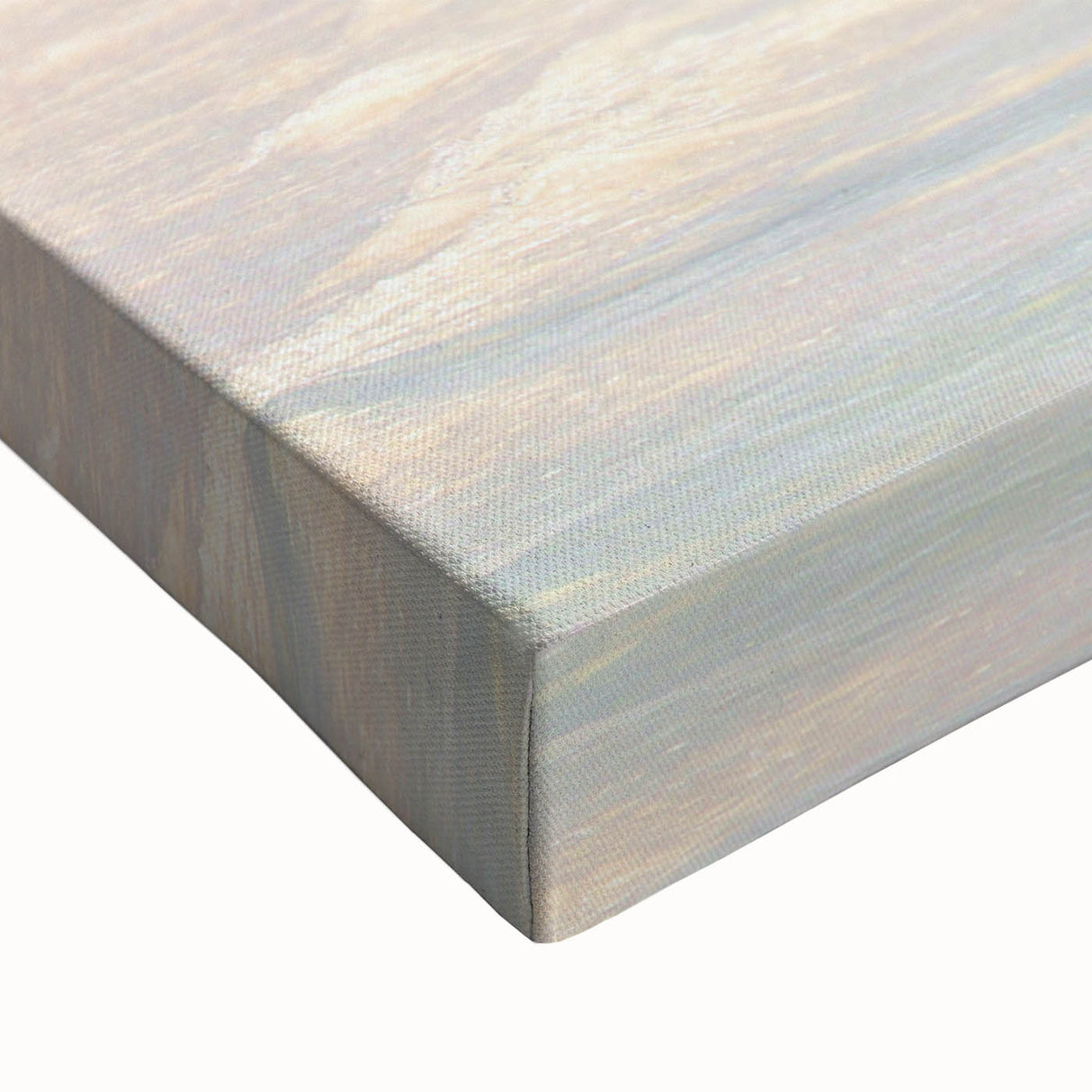 Large art depicting a black and white landscape of Tanzania on stretched canvas, suitable for bedroom wall decor.