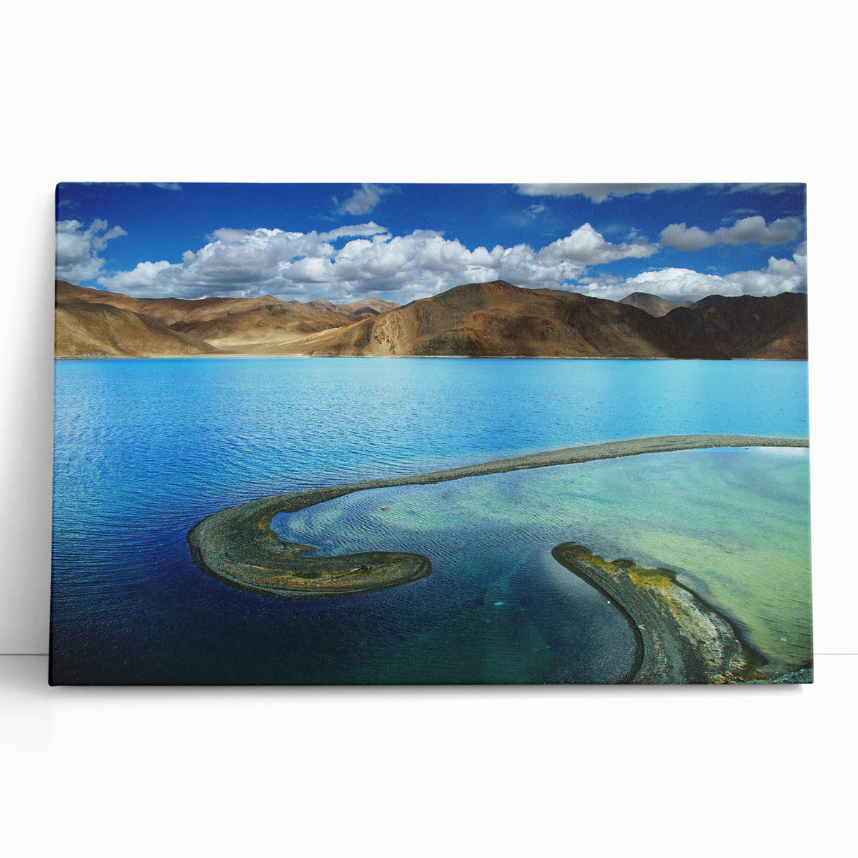 Black and white stretched canvas of Tibet scenery, ideal for kitchen wall art or bedroom ambiance.