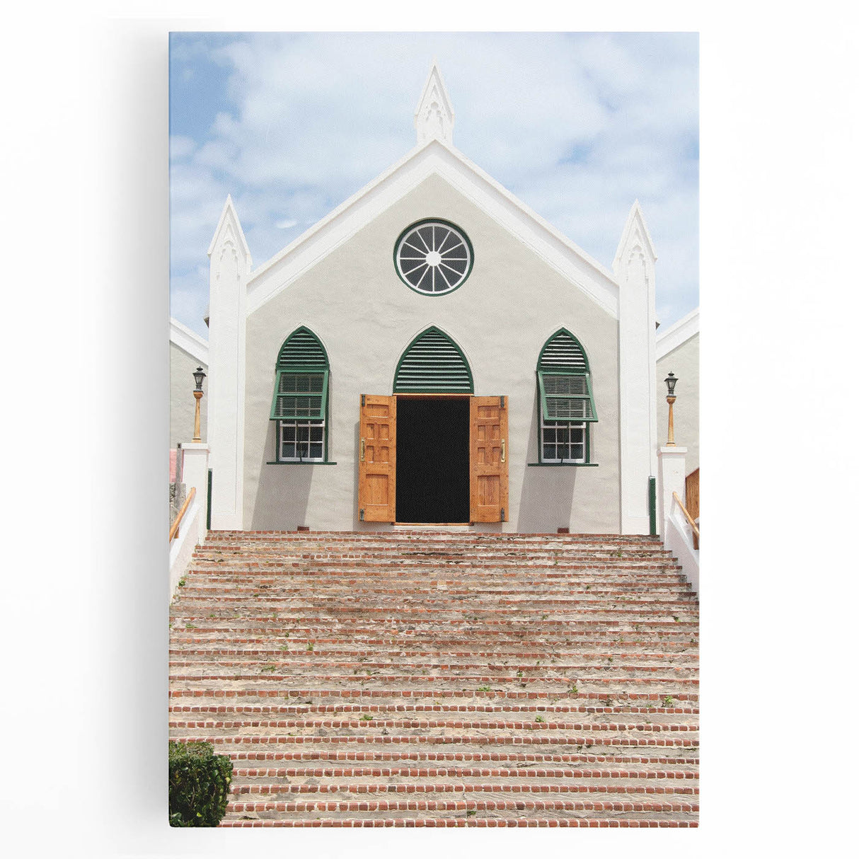 Black and white stretched canvas featuring a panoramic view of the Caribbean, ideal for kitchen wall art or bedroom ambiance.