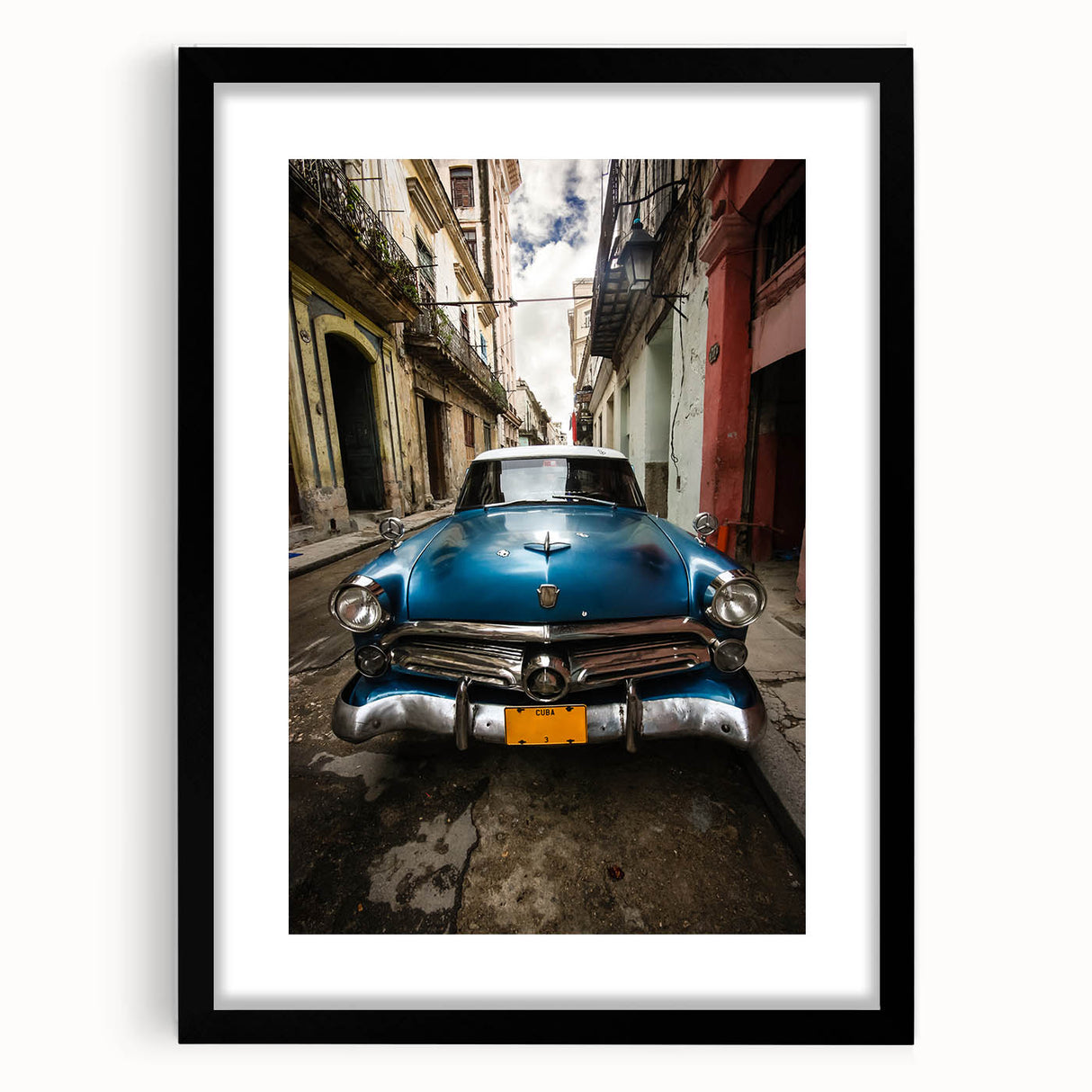 Extra large abstract art print featuring vibrant Caribbean scenery on textured canvas, ideal for living room decor.