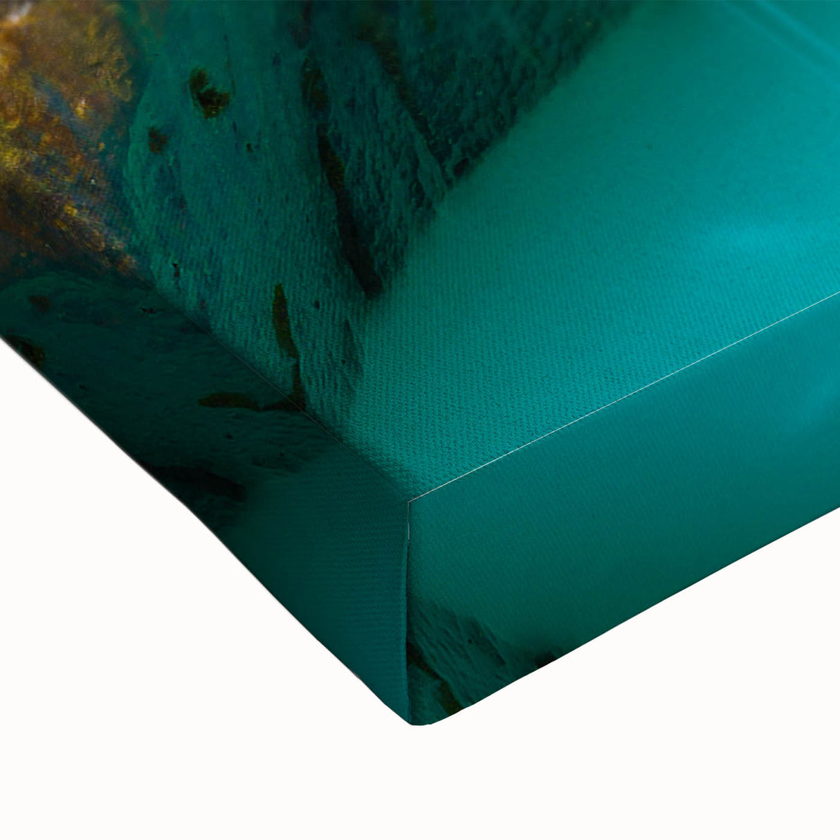 Black and white landscape art painting of Slovenian scenery on stretched canvas, suitable for bedroom wall art.