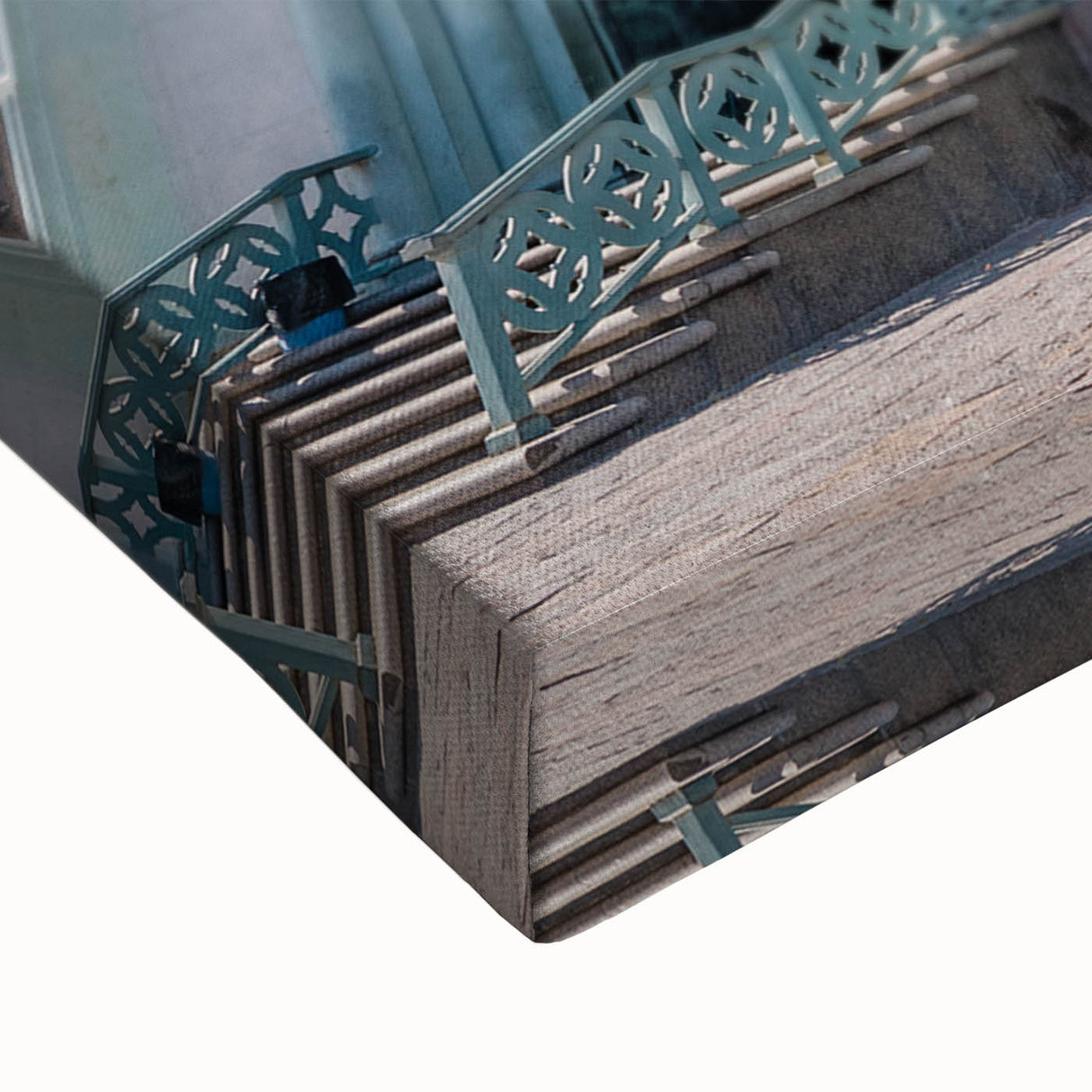 Black and white landscape art painting of Guanajuato on stretched canvas, ideal for bedroom wall art.