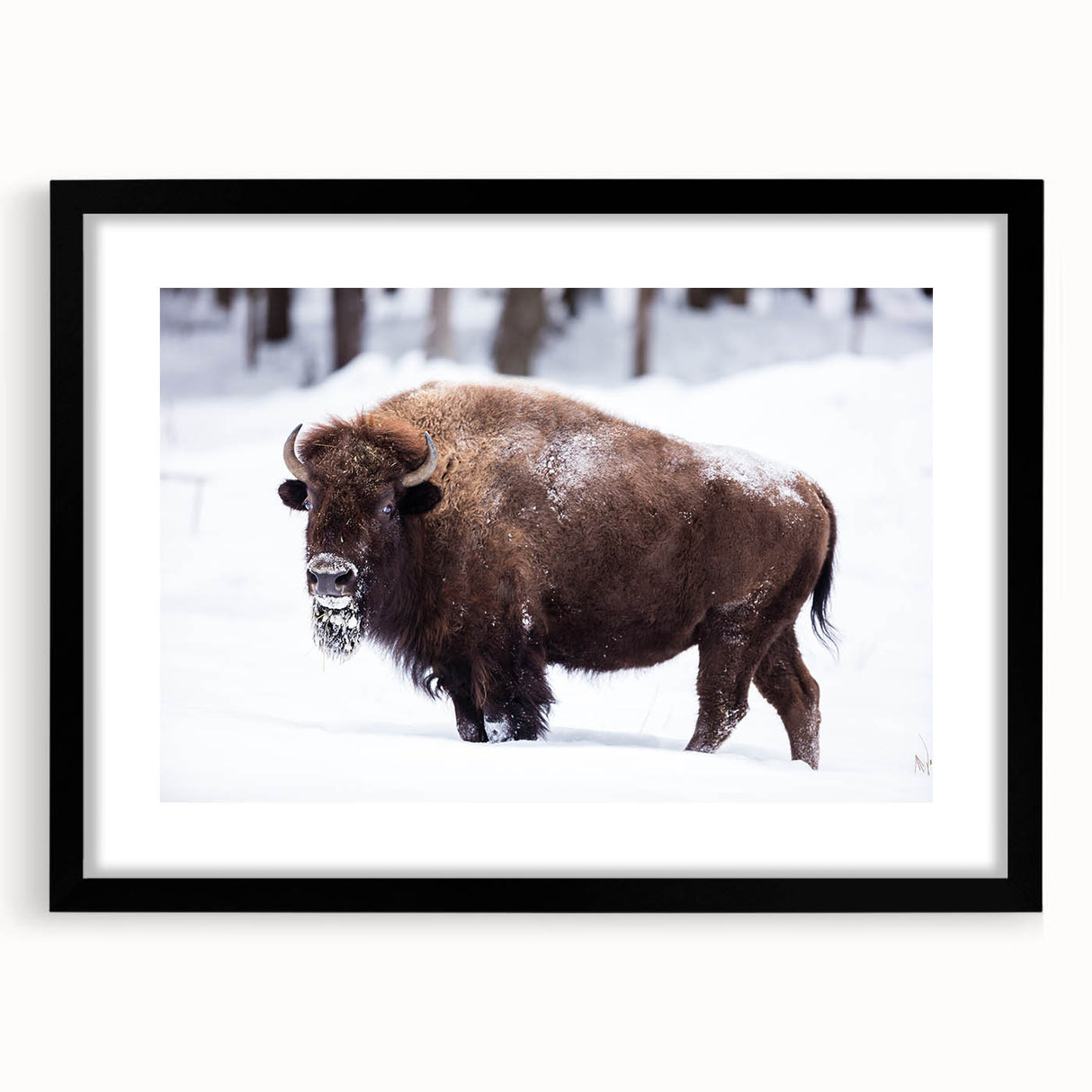 Extra large framed abstract art print depicting a textured, colorful North Dakota scenery, ideal for living room decor.